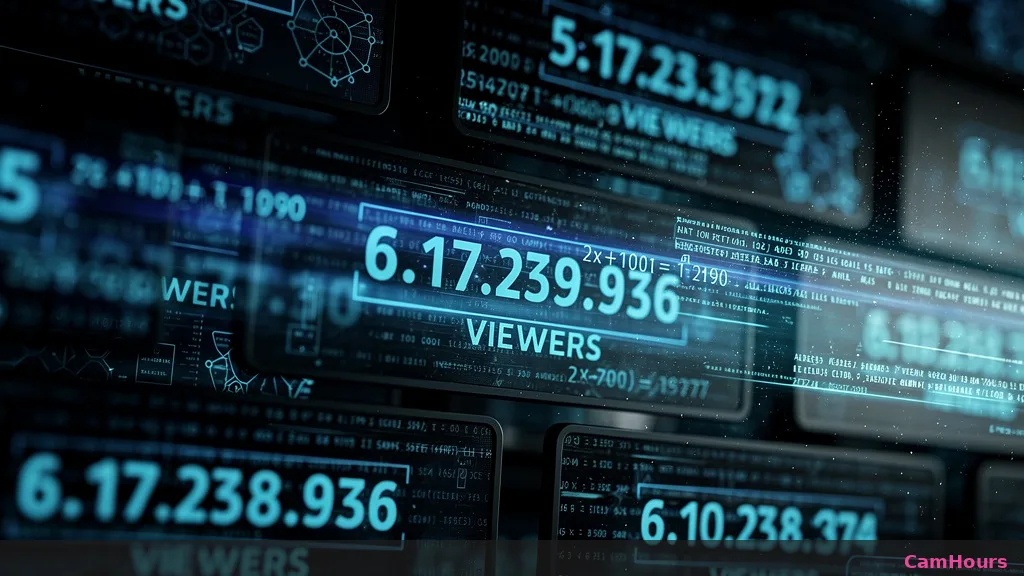 La matematica della fama in webcam: analisi dei dati su ciò che porta le modelle a raggiungere oltre 10.000 spettatori simultanei